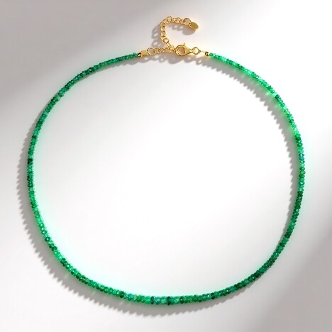 Collana in argento con Smeraldo Etiope
