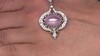 Collier en argent et Perle de Mabé rose (Dallas Prince Designs)