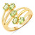 Anello in argento con Peridoto
