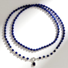 Collana in argento con Ametista Zambiana