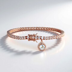 Bracciale in argento con Topazio Bianco (Adela Silber)