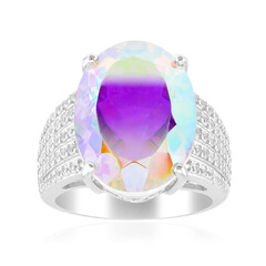 Mondlicht-Quarz-Silberring