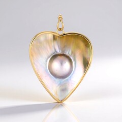 Ciondolo in argento con Perla Mabe (Bali Barong)