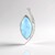 Ciondolo in argento con Larimar (MONOSONO COLLECTION)