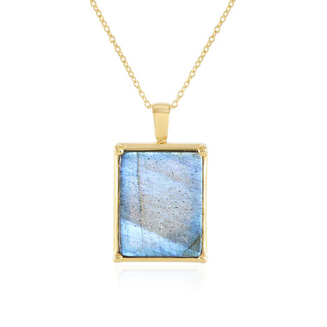 Collar en plata con Labradorita