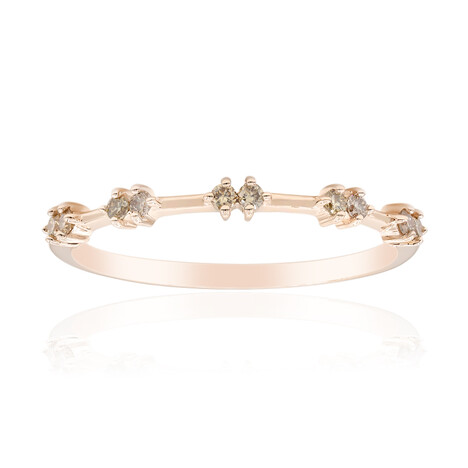 Anello in oro con Diamante Rose de France SI1 di Argyle (Annette)