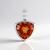 Ciondolo in argento con Quarzo Tramonto (MONOSONO COLLECTION)