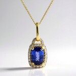 Collana in oro con Tanzanite AAA (CIRARI)