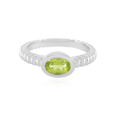Anello in argento con Peridoto Arizona