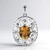 Ciondolo in argento con Citrino (Annette classic)