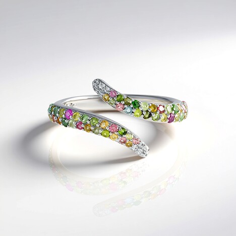 Anello in argento con Tormalina