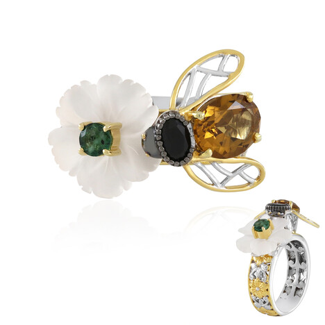 Edelstein-Silberring (Gems en Vogue)