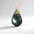 Collana in argento con Labradorite Verde Maniry (KM by Juwelo)