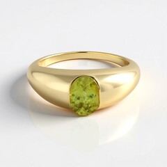 Anello in oro con Sfene