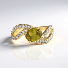 Anello in argento con Sfene