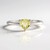Anello in argento con Fluorite Gialla