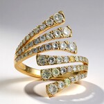 Anello in oro con Diamante Fancy SI2 (CIRARI)