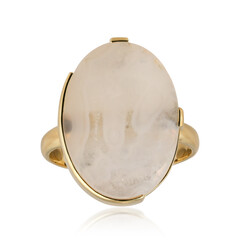 Zilveren ring met een Witte Agaat