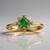 Anello in oro con Smeraldo Zambia AAA (CIRARI)
