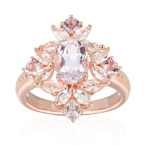 Anello in argento con Ametista Rose de France