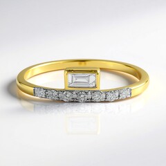 Anello in oro con Diamante SI1 (G)