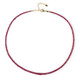 Collier en argent et Rubis de Madagascar