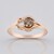 Anello in oro con Diamante Rose de France VS1 di Argyle (Annette)