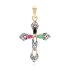 Ciondolo in argento con Rubino