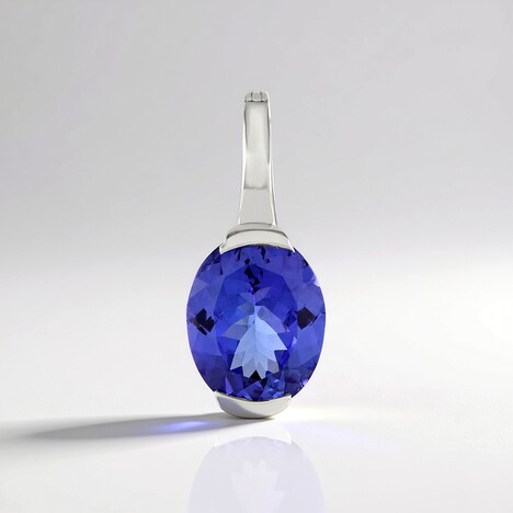 Ciondolo in oro con Tanzanite AAA