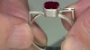 Anillo en plata con Rubí de Madagascar (de Melo Essence)