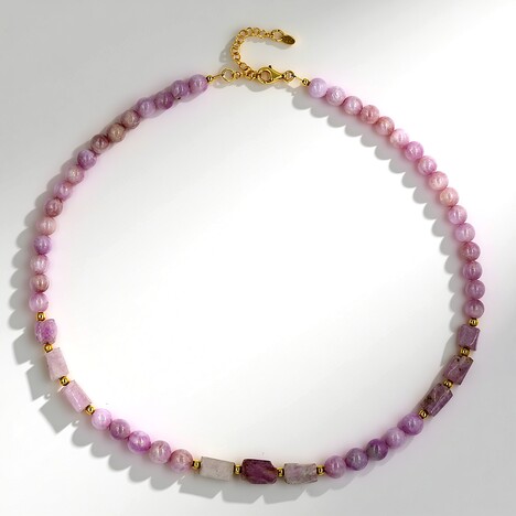 Collana in argento con Kunzite
