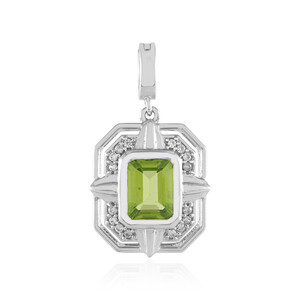 Colgante en plata con Peridoto