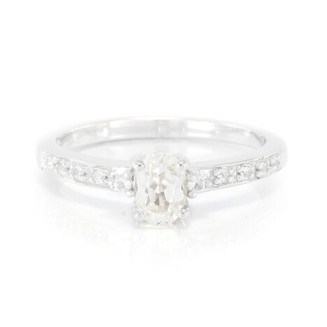 Anello in argento con Kunzite Canarino