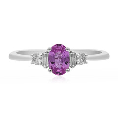 Anello in oro con Zaffiro Rosa