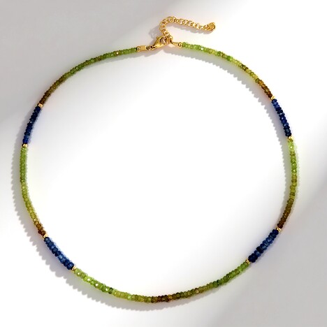 Collana in argento con Cianite del Nepal