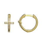 Orecchini in argento con Zircone (Adela Silber)