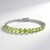 Bracciale in argento con Peridoto (Adela Silber)
