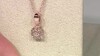 Collar en plata con Diamante chocolate I2