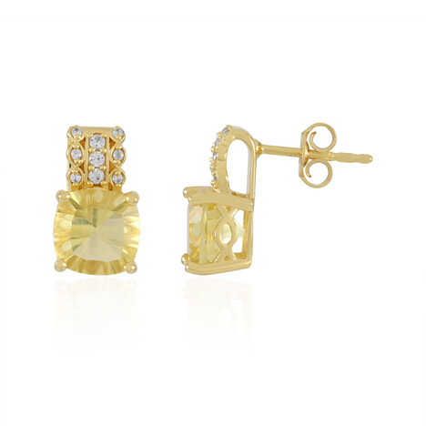 Orecchini in argento con Fluorite Gialla