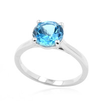 Anello in argento con Topazio Marambaia