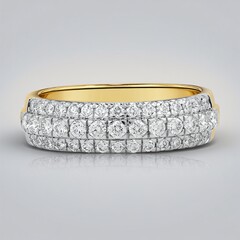 Anello in oro con Diamante IF (D)