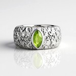 Anello in argento con Peridoto (de Melo Essence)