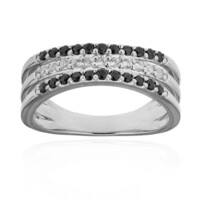Anello in argento con Spinello Nero