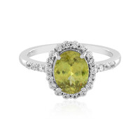 Anello in oro con Sfene