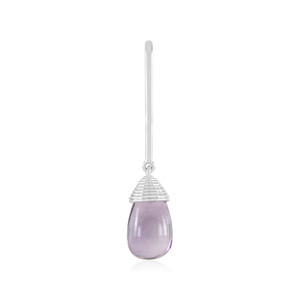 Pendentif en argent et Améthyste Rose de France (MONOSONO COLLECTION)