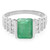 Bahia Emerald Silver Ring