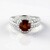 Anello in argento con Zircone Rosa