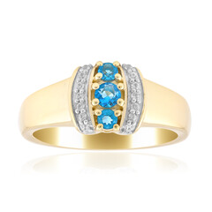 Anillo en oro con Hauyna