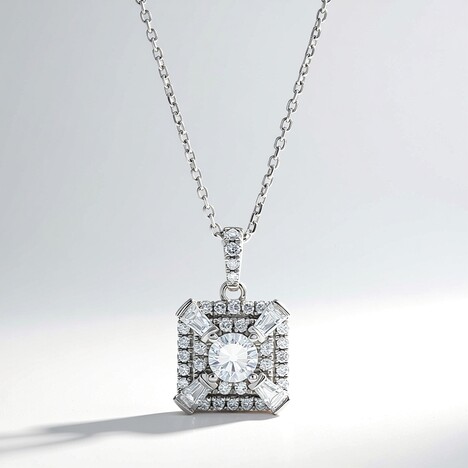 Collana in oro con Diamante SI2 (H) (CIRARI)