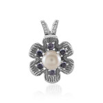 Ciondolo in argento con Perla d'Acqua Dolce Bianca